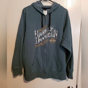 Womens Harley Davidson Zipp up Hoodie